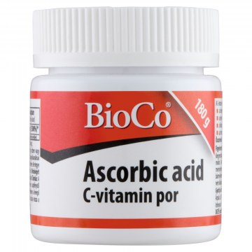 BioCo Ascorbic Acid C-Vitamin Por 180g