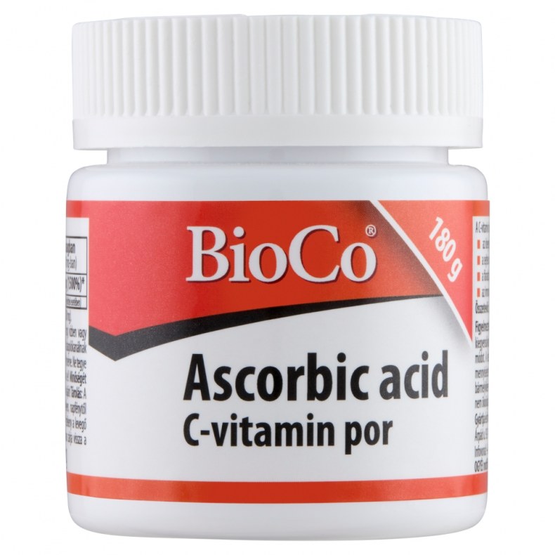 BioCo Ascorbic Acid C-Vitamin Por 180g
