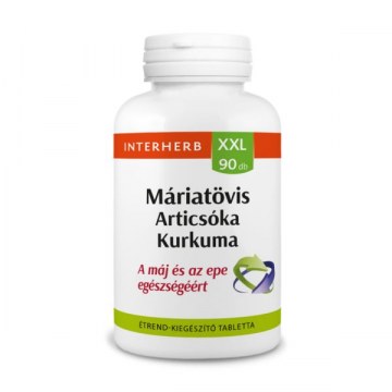 Interherb XXL Máriatövis+Articsóka+Kurkuma