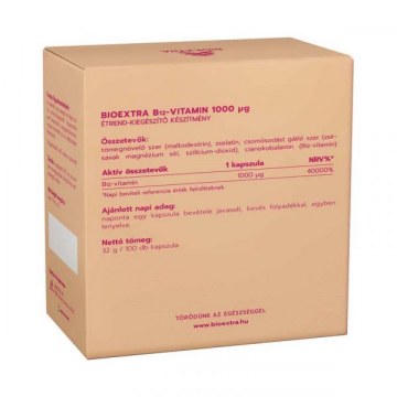Alternative view of BIOEXTRA B12-VITAMIN 1000MCG KAPSZULA  100X