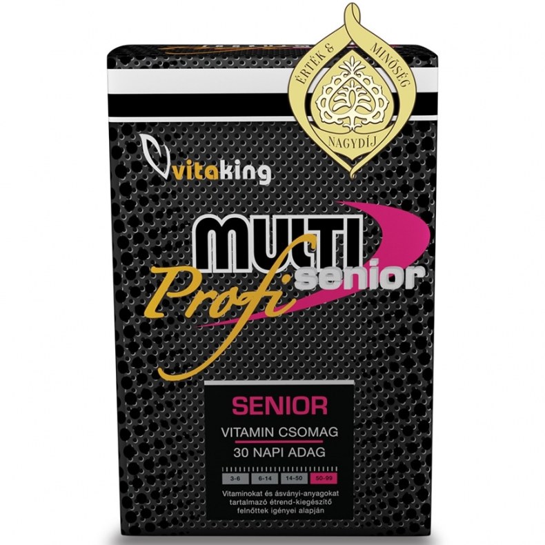 Vitaking Multi Senior profi vitamin csomag 30x