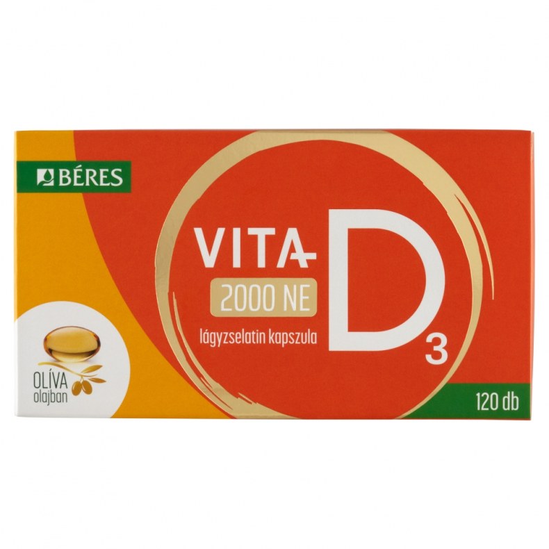 Béres vita-D3 2000NE lágyzselatin kapszula 120x