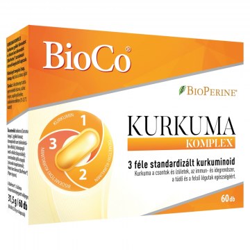 Alternative view of BIOCO KURKUMA KOMPLEX KAPSZULA 60X