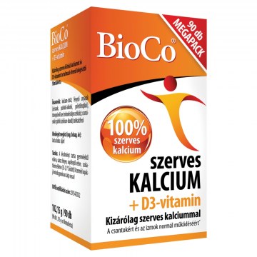 Alternative view of BIOCO SZERVES KALCIUM+D3-VITAMIN FILMTABLETTA 90X