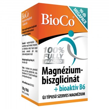 Alternative view of BIOCO MAGNÉZIUM-BISZGLICINÁT+BIOAKTÍV B6 TABLETTA 90X