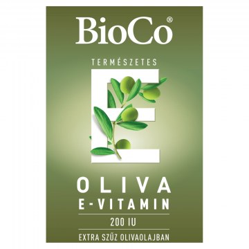 BIOCO OLIVA TERMÉSZETES E-VITAMIN 200IU LÁGYZSELATIN KAPSZULA 60X
