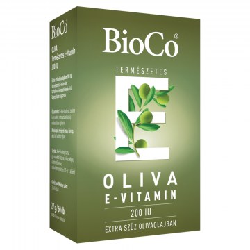 Alternative view of BIOCO OLIVA TERMÉSZETES E-VITAMIN 200IU LÁGYZSELATIN KAPSZULA 60X