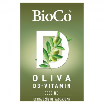 BIOCO OLIVA D3-VITAMIN 3000NE LÁGYZSELÉ KAPSZULA 60X