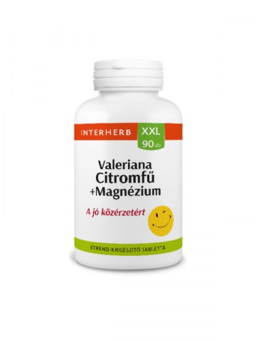 Interherb XXL VALERIANA+CITROMFŰ TABLETTA 90X