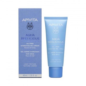 APIVITA AQUA BEELICIOUS LIGHT GÉL-KRÉM ZSÍROS/KOMBINÁLT BŐRRE  40ML