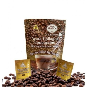 AYURA CAPUCCINO COLLAGEN HYALURON 15X