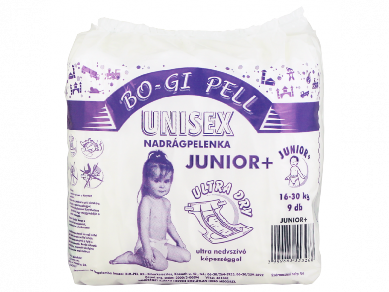 BO-GI JUNIOR+ PELENKA  16-30 KG 9X