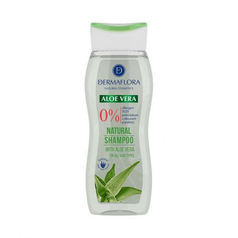 DERMAFLORA 0% NATURAL ALOE SAMPON 250ML