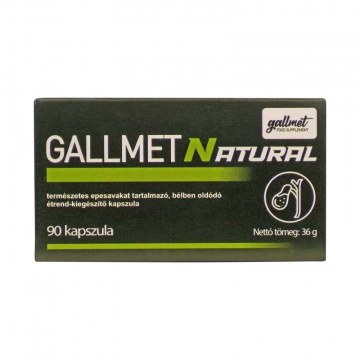 GALLMET NATURAL ÉTREND-KIEGÉSZÍTŐ KAPSZULA 90X