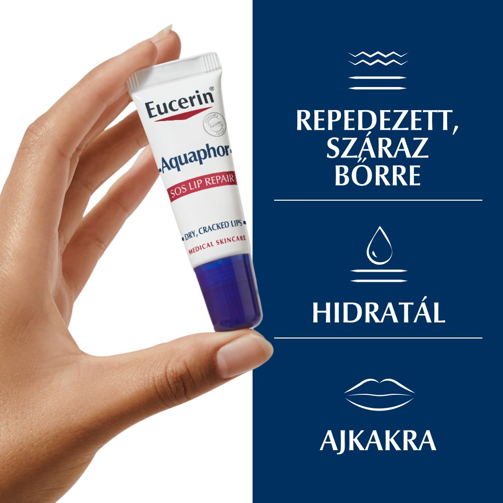 Eucerin Aquaphor SOS ajakbalzsam 10 ml - Image 4