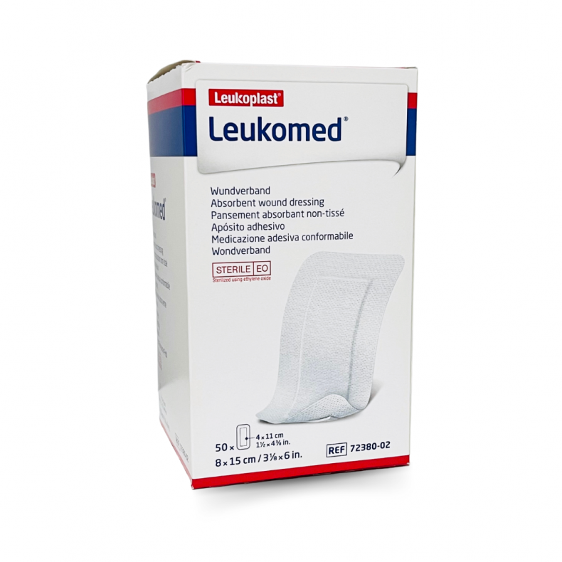 LEUKOMED SZIGETKÖTSZER  8X15CM 50X
