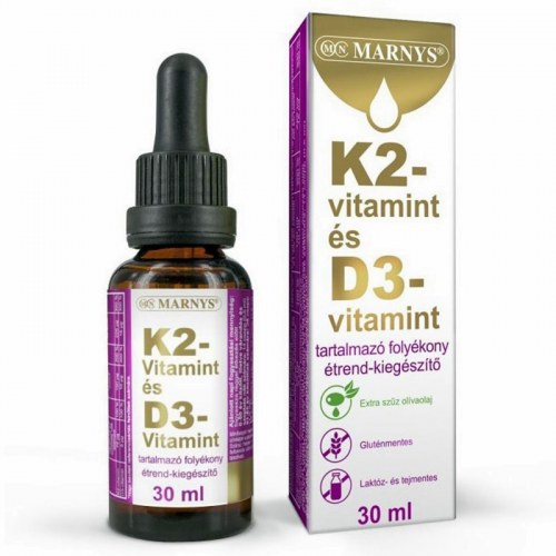 MARNYS K2+D3-VITAMIN ÉTREND-KIEGÉSZÍTŐ FOLYADÉK 30ML