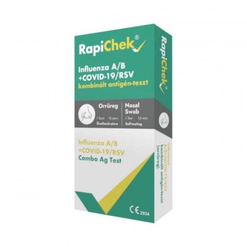 RAPICHEK INFLUENZA A/B+ COVID-19/RSV ÖNELLENÖRZŐ KOMBINÁLT TESZT