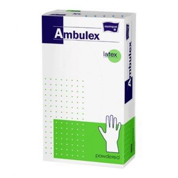 Ambulex Vizsgálókesztyű S Púderes Latex 1X