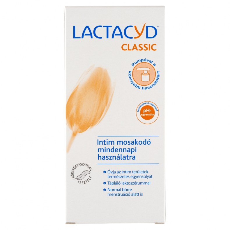 Lactacyd femina intim mosakodó gél classic pumpás 200ml