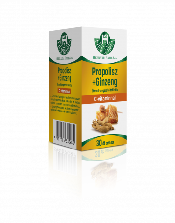 Alternative view of HERBÁRIA PROPOLISZ+GINZENG TABLETTA 30X