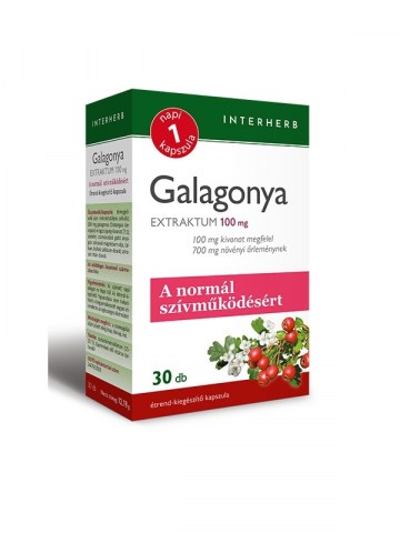Interherb NAPI 1 GALAGONYA EXTRAKTUM KAPSZULA 30X
