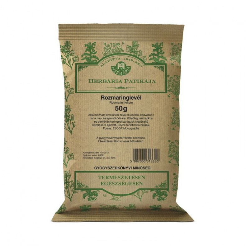 HERBÁRIA ROZMARINGLEVÉL CSOMAG 50G