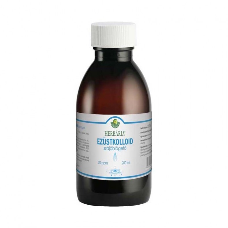 HERBÁRIA EZÜSTKOLLOID SZÁJ-ÉS TOROKÖBLÖGETŐ 200ML