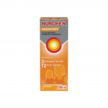 Nurofen Narancsízű 20 mg/ ml Belsőleges Szuszpenzió Gyermekeknek 200 ml