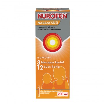 Nurofen narancsízű 20 mg/ml