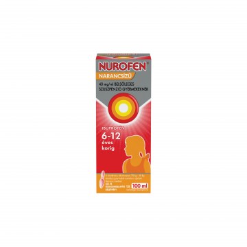 Nurofen Narancsízű 40 mg/ml Belsőleges Szuszpenzió Gyermekeknek 100 ml