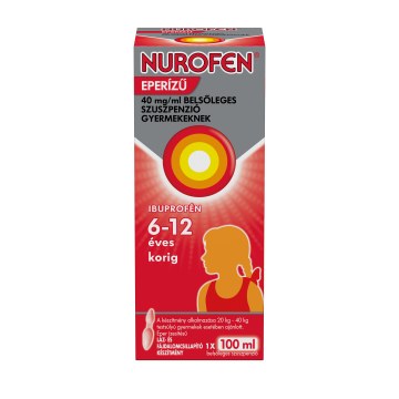 Nurofen Eperízű 40 mg/ml Belsőleges Szuszpenzió Gyermekeknek  1x100 ml