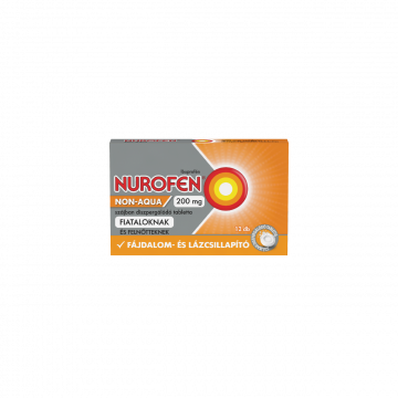 Nurofen Non-Aqua 200 mg Szájban Diszpergálódó Tabletta 12 db