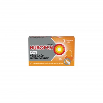 Nurofen  60 mg Végbélkúp Gyermekeknek 10 db