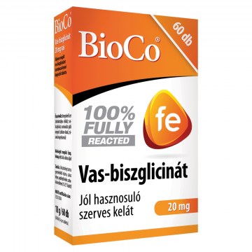 Alternative view of BIOCO VAS-BISZGLICINÁT 20MG TABLETTA 60X