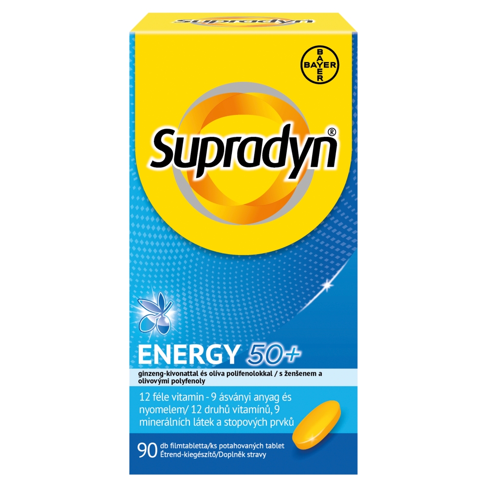 Supradyn Energia 50+ Filmtabletta 90 db