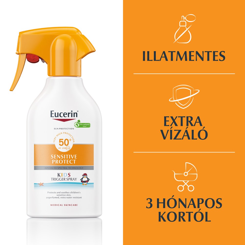 Eucerin Sun Sensitive Protect gyermek napozó spray SPF50+ 250 ml - Image 3