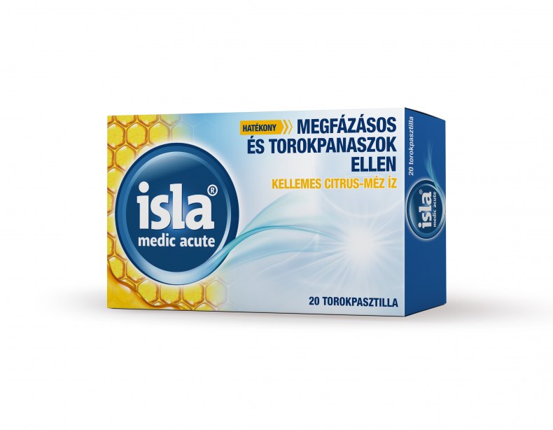 ISLA-MEDIC ACUTE TOROKPASZTILLA CITROM MEZ 20X