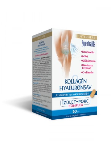 Interherb KOLLAGÉN & HYALURONSAV PORCÉPÍTŐ TABLETTA 60X