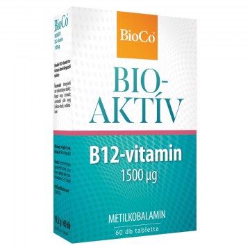 Alternative view of BIOCO BIOAKTÍV B12 1500MCG TABLETTA 60X
