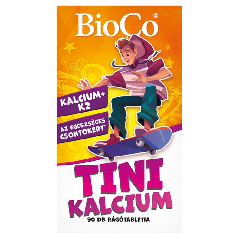BIOCO TINI KALCIUM RÁGÓTABLETTA 90X