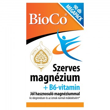 Bioco Szerves Magnézium + B6-vitamin tabletta 90x