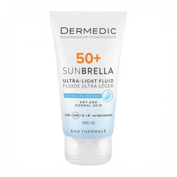DERMEDIC SUNBRELLA ULTRA-LIGHT FLUID SPF50+ SZÁRAZ/NORMÁL BŐRRE 40ML