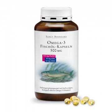 SANCT BERNHARD OMEGA-3 HALOLAJ KAPSZULA 400X