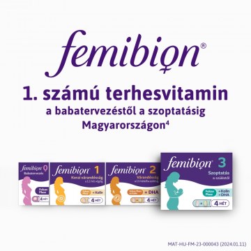 Alternative view of Femibion 3 Szoptatás Filmtabletta+Kapszula 28+28 (2024)