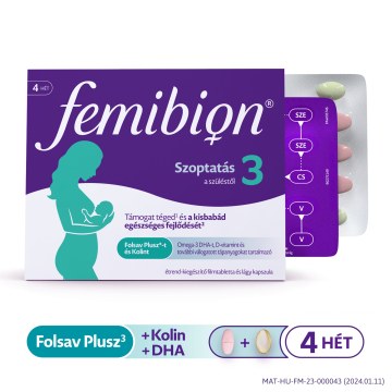 Alternative view of Femibion 3 Szoptatás Filmtabletta+Kapszula 28+28 (2024)