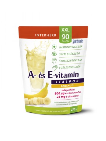 Interherb XXL A+E-VITAMIN ITALPOR BANÁNÍZŰ 270G (90 ADAG)