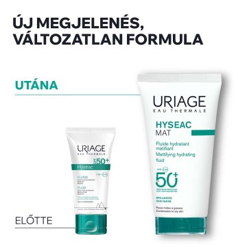Alternative view of Uriage Hyséac mattító fluid zsíros bőrre SPF50+ 50 ml