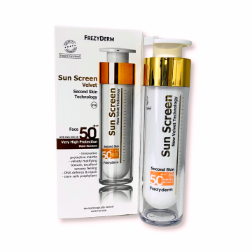 Alternative view of Frezyderm Sun Screen Velvet SPF50+ Gél Arcra 50ml