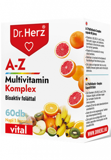 Dr. Herz Multivitamin A-Z Komplex Kapszula 60X